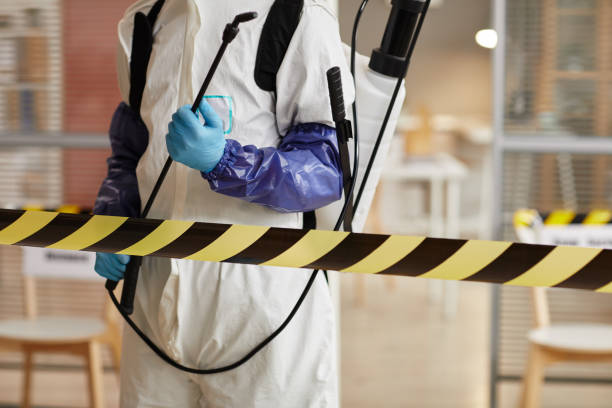 Professional Infectious Disease Decontamination technician working in Fowler, MI